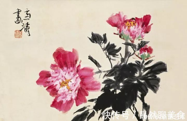 小写意@唯有牡丹真国色!小写意牡丹画150幅,美醉了