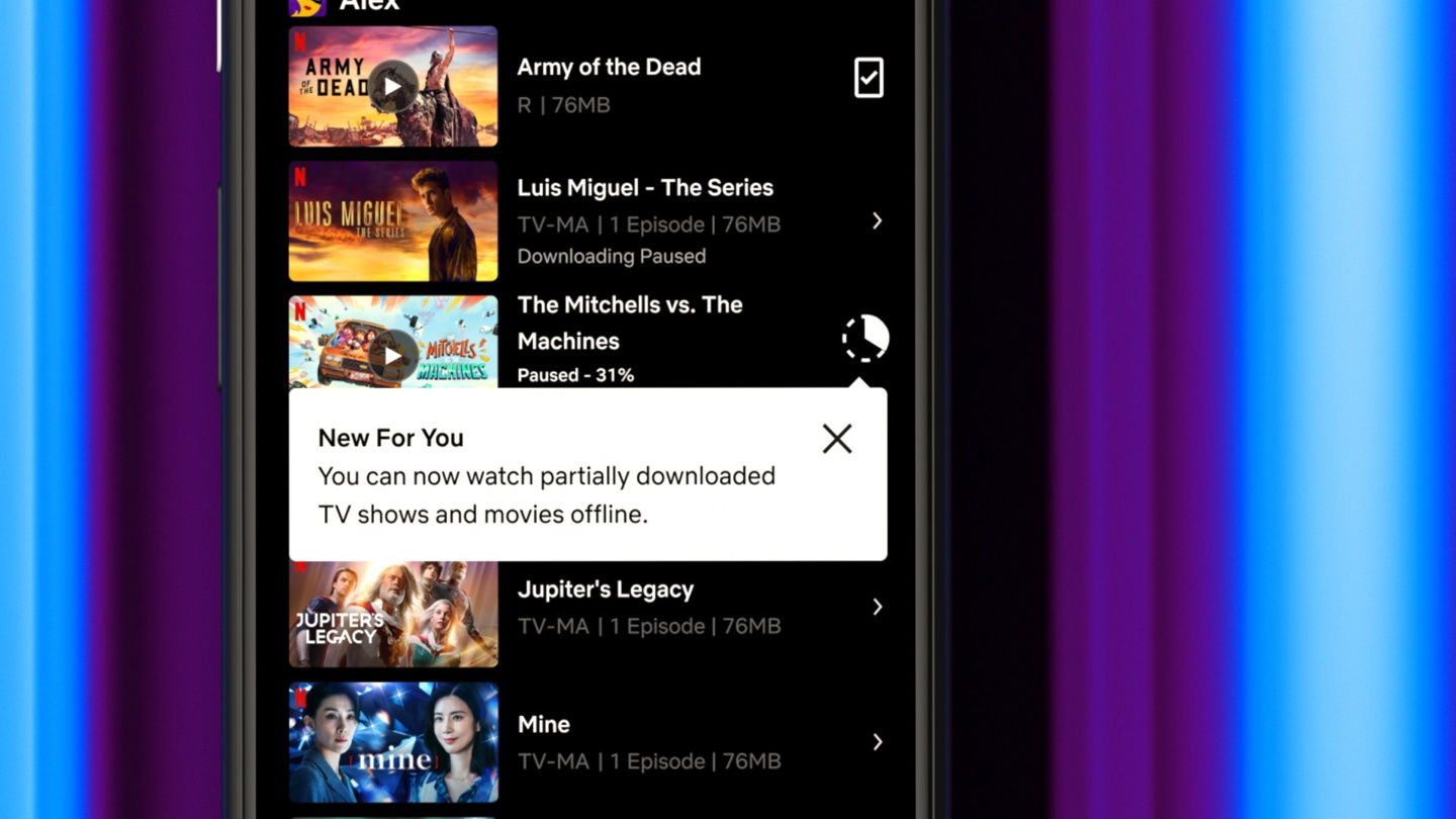 缓存|Netflix 已支持视频缓存后离线播放