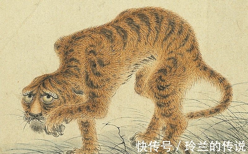 传世名画|把老虎画成“病猫”,为何被誉为传世名画?放大10倍,看老虎眼睛