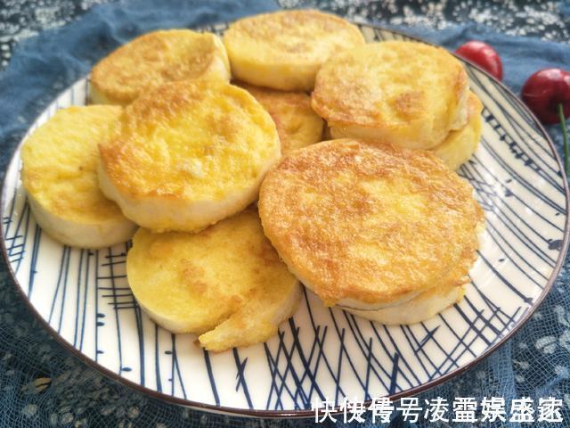 鸡蛋|煎馒头片，别只知道裹鸡蛋，多加1步，馒头片香酥脆爽不吸油