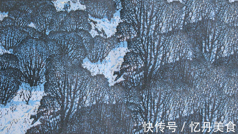 母与子@杜鸿年,我国著名的版画家,北大荒版画三大创始人之一