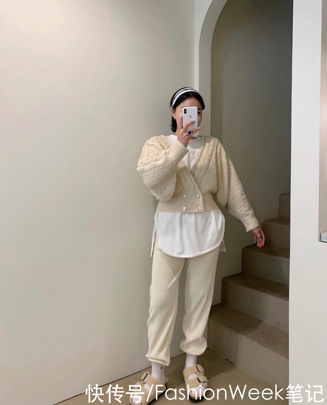 韩国小姐姐休闲风出街穿搭，每一套都充满吸引力，百搭又时尚