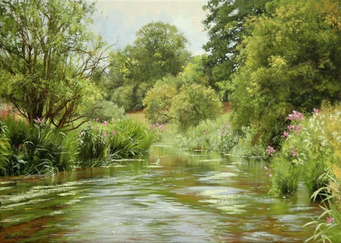 Peter#英国Peter Barker油画风景(二)