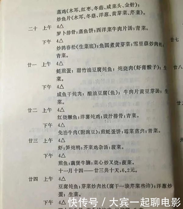 令人|鲁迅的伙食水平,令人想不到