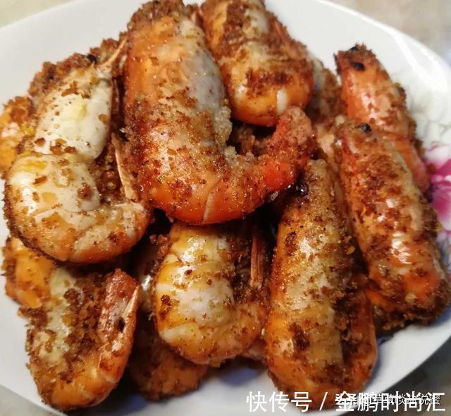 避风塘虾|避风塘罗氏虾,香酥的外壳,包裹着脆爽的虾肉,别提多美味