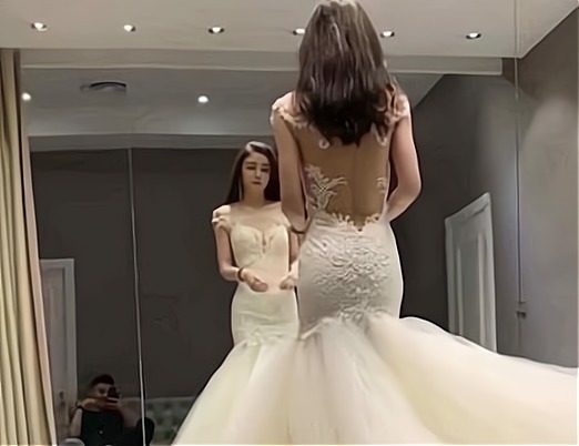 个子 “巨人新娘”走红,本以为很丑,看到正脸后,众人惊叹