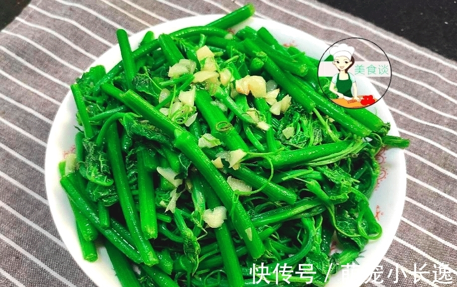龙须菜|入夏前,遇到这菜我从不放过,清口脆爽,敞开吃,肚腩平腰变细了