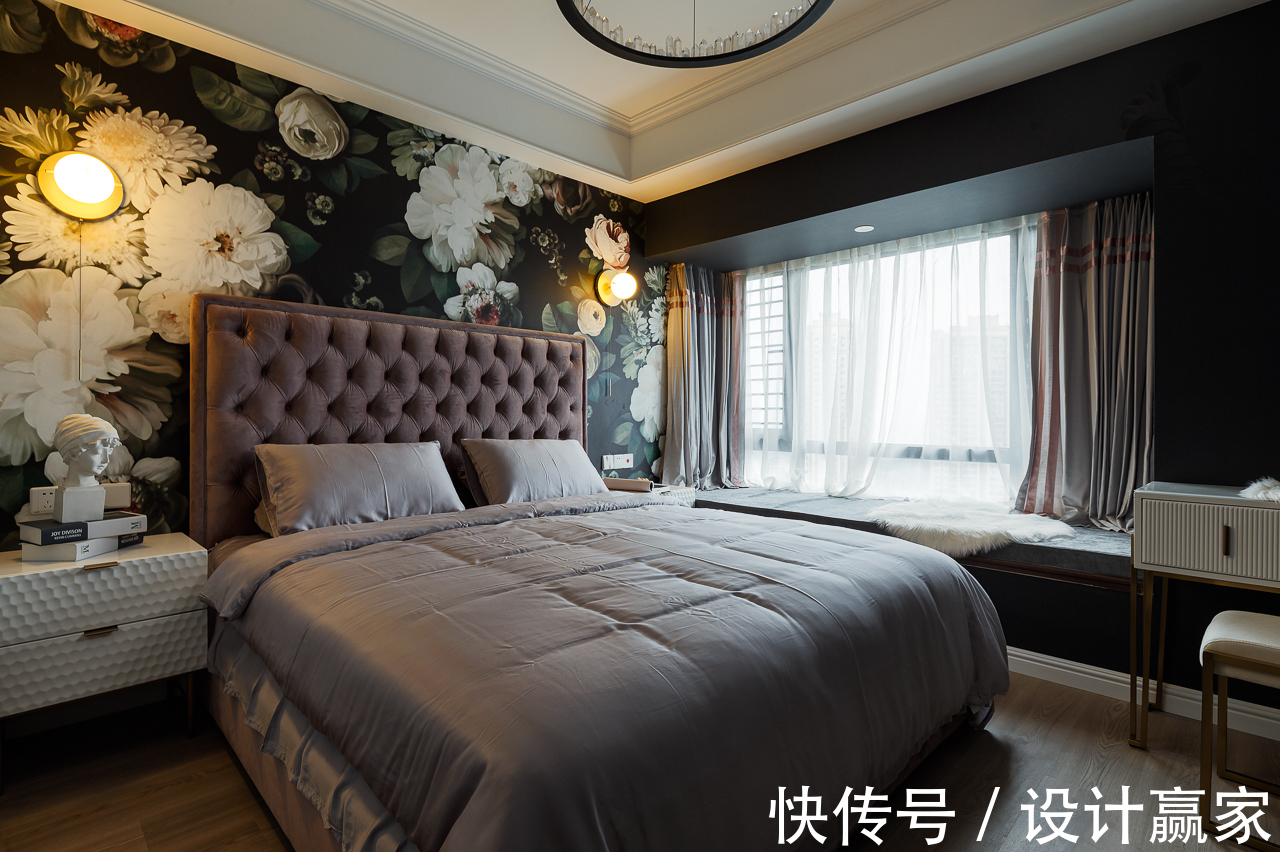 阳台|130㎡轻奢四居,融入美式的沉稳庄重,打造温柔的质感生活