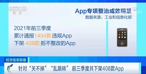 408款App，下架！针对“关不掉”“乱跳转” ，工信部已出手→