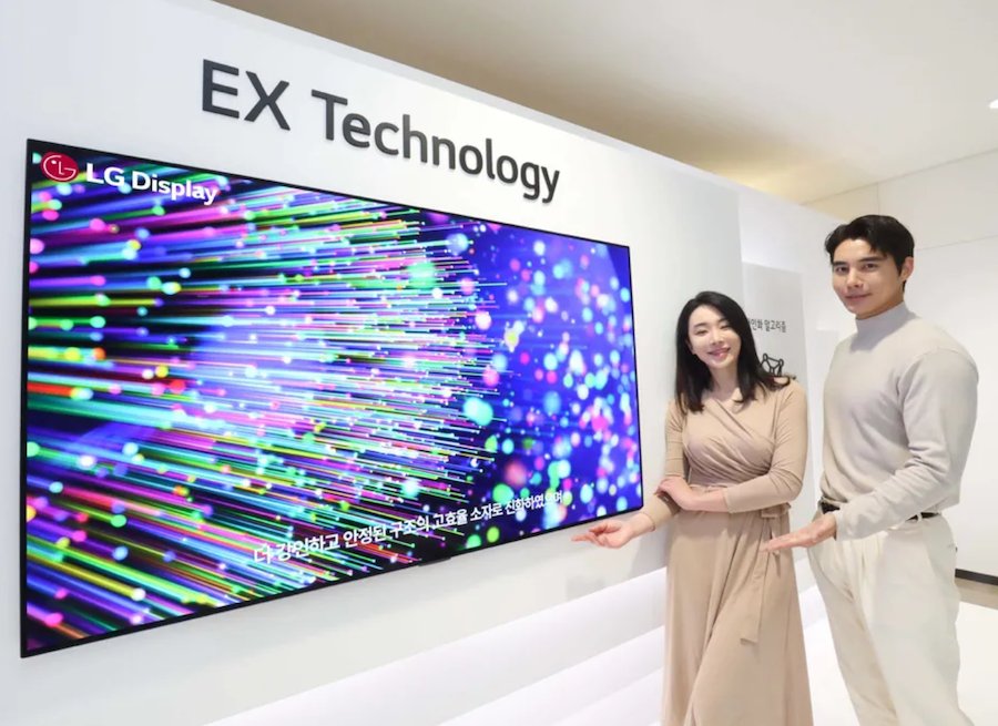 屏幕|LG 发布 OLED EX 技术：亮度提升 30%，屏幕边框更小