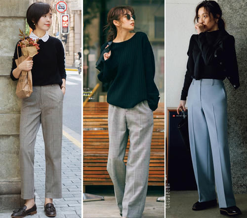 换季别急着换新衣，教你用一件黑色毛衣打造春季百变穿搭，超实用