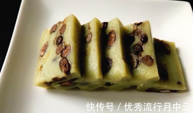 抹茶搭配蜜豆的完美结合,Q弹软糯,好好吃!