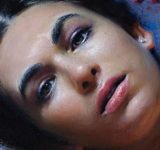 油画&他的油画,既有潇洒带劲的笔触,又有性感细腻温和的柔美