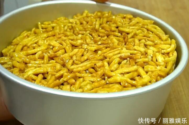 家庭自制沙琪玛,香甜酥脆,营养美味无添加,做法超简单