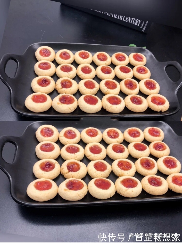 酸酸甜甜的草莓酱小西饼,下午茶必备小甜点!