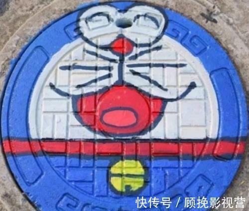 蓝忘机|美术生“井盖”上面画动漫，皮卡丘不算经典，图4蓝忘机无人敢踩