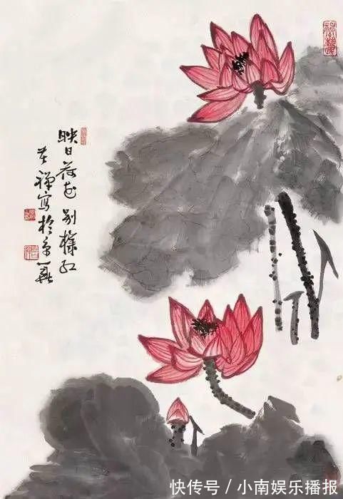 草书$李苦禅：写意画，不是画出来的，笔笔全都是写出来的！