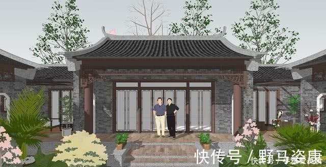 游廊|他花了69万，在村里建造了一座四合院，完工后，邻居都羡慕了