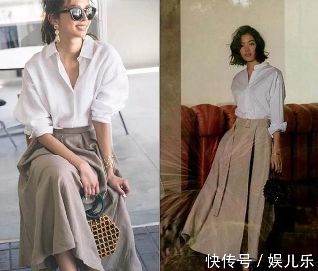 迷笛裙 这5组时髦不出错的日系通勤穿搭，也太时髦优雅了吧！值得借鉴
