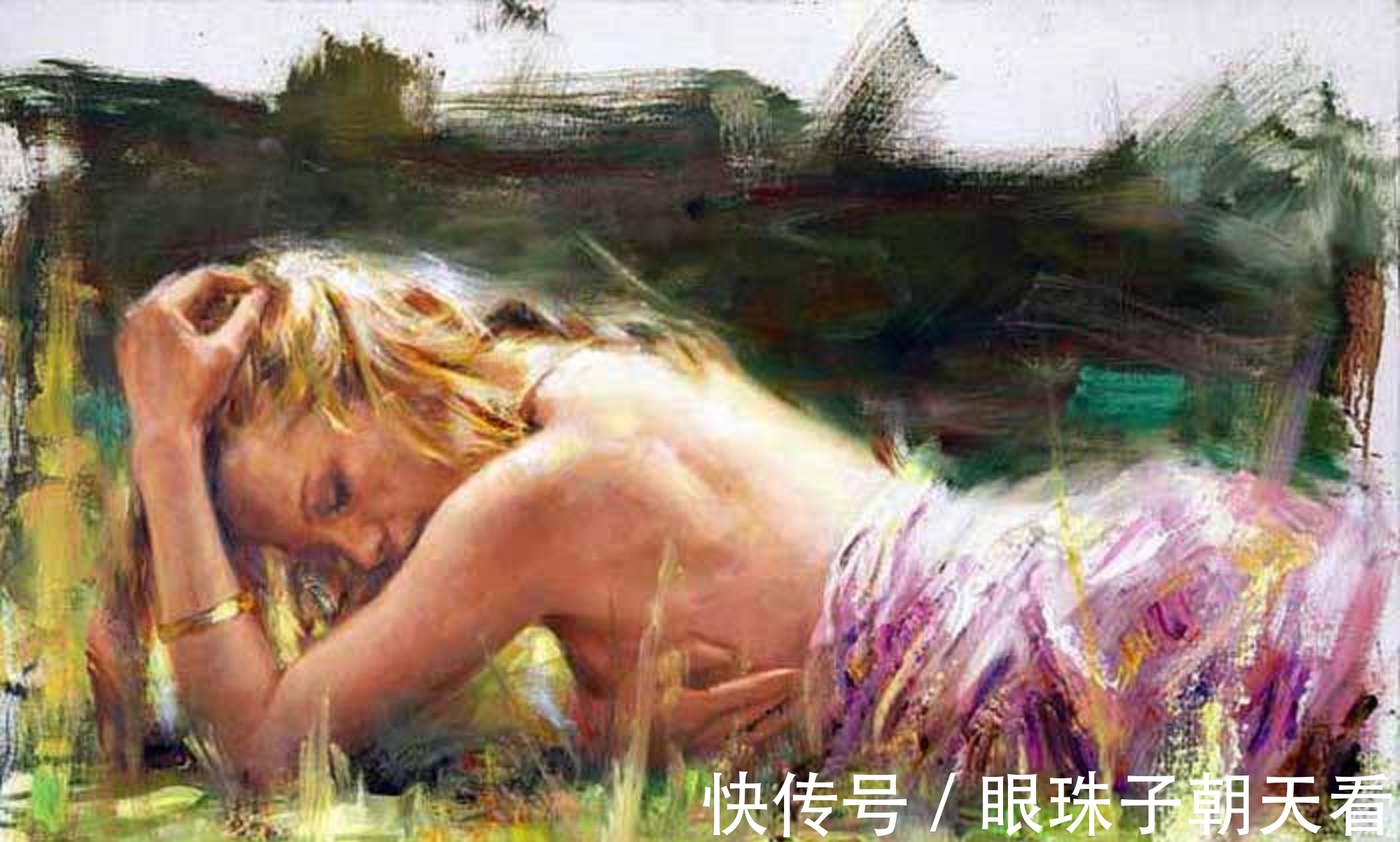 绘画|唯美惊艳,完美妙曼——令人内心悠然荡漾的美女画作