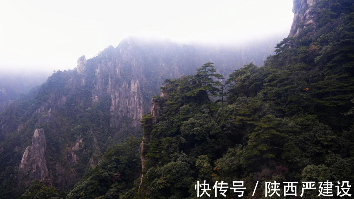 黄山|薄云浓雾游黄山宛若仙境【严建设】