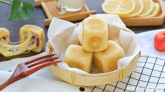 每天宅家学点烘焙小甜品,3步学会双层紫薯方糕,口感超丰富