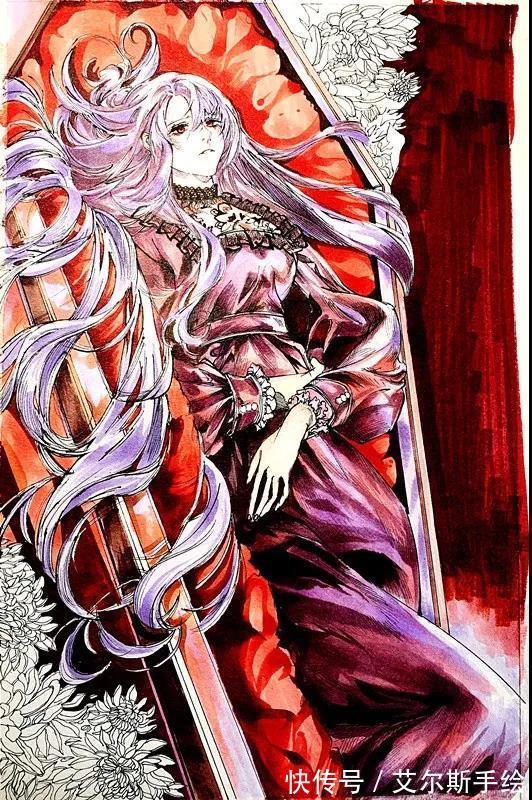 复古风|二次元英伦复古风插画，细节美到窒息！