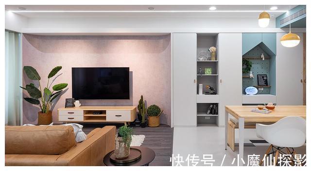 客厅|这是我见过最有温度的北欧风,110㎡,清甜简约中透露着高级感!