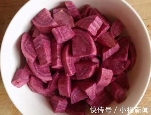老人|教你做紫薯山药糕,制作简单无添加,无糖无油,老人小孩都能吃