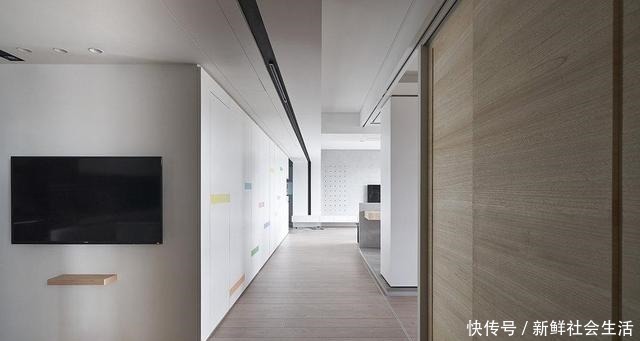 走廊|这是我见过最干净的家，将卧室悬空，完工堪比多间房，太实用了！