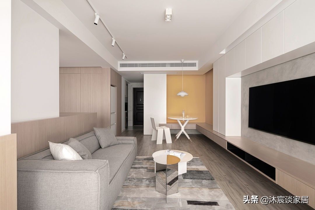 家居|他的新家,走进那一刻,幸福感立即涌现,干净清爽的氛围十分美好