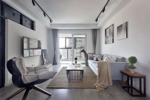 清玻|109平现代北欧风三居室,清玻+镜面的灵活运用,打造前卫时尚家