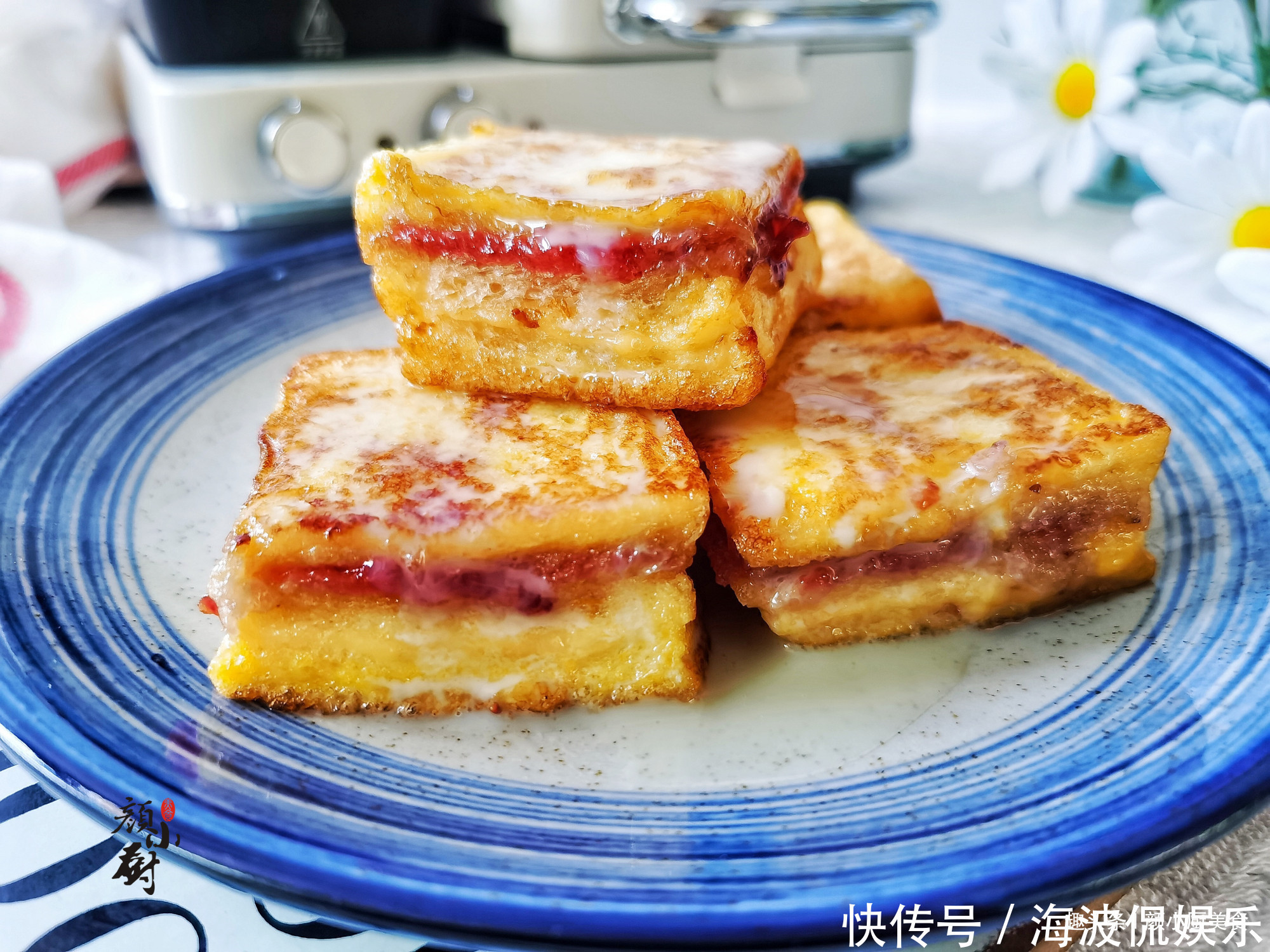 女儿|女儿经常点名要吃这早餐,简单一烙,3分钟就搞定,好吃又解馋