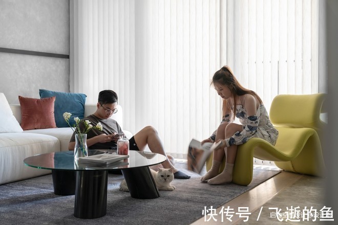 雾霾|雕塑玄关+进门卧室——“呵护型”色彩美家