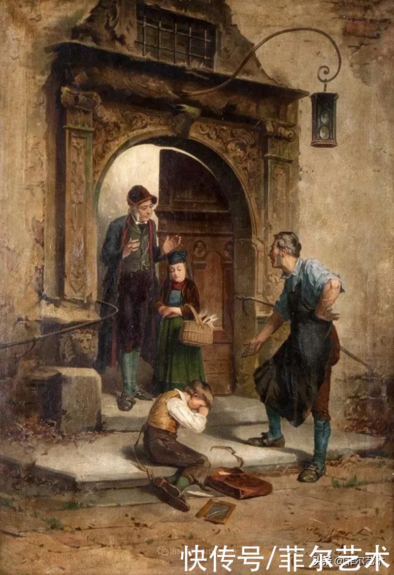 蒂奥多·|乡村生活~比利时画家蒂奥多·杰拉德油画作品欣赏