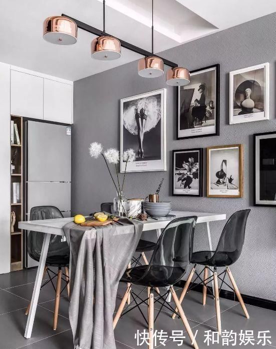 木色|同事家100㎡新房,头次见冰箱放玄关,灰白色调怎么看都不一样