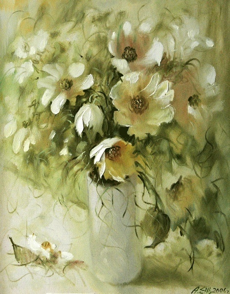 画家#乌克兰画家亚历山大·耶尼的油画,雅致!