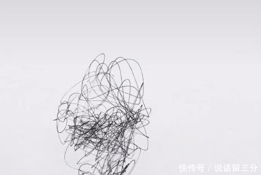 圆珠笔$艺术家用圆珠笔作画,看似乱作一团,实际效果却让人肃然起敬