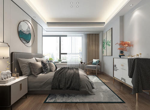 阳台|80后夫妻将新房装中式,仅阳台就被多人借鉴,高级灰的氛围太美了