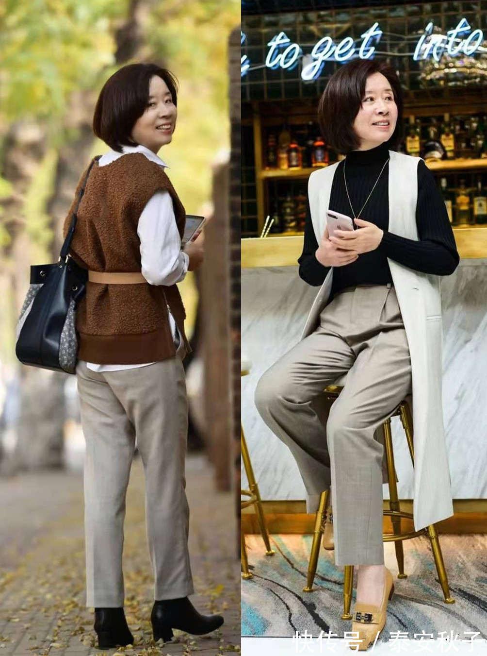 短靴 谁说“奶奶辈”就不能美了?看50岁的她:过年穿搭又美又嫩,好优雅!