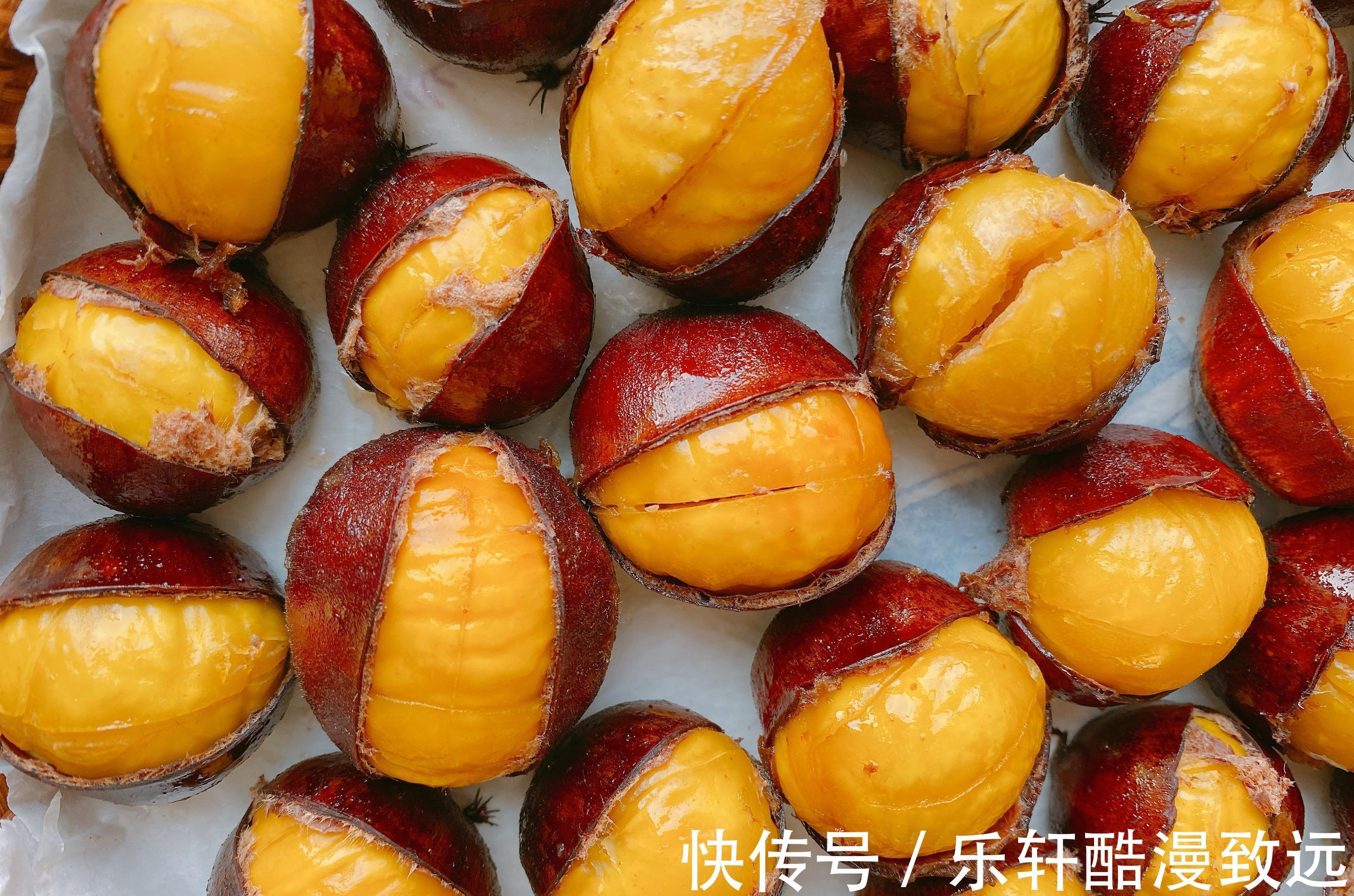 好吃|板栗最好吃的做法,香甜绵软,学会这个窍门,开口快,剥皮容易