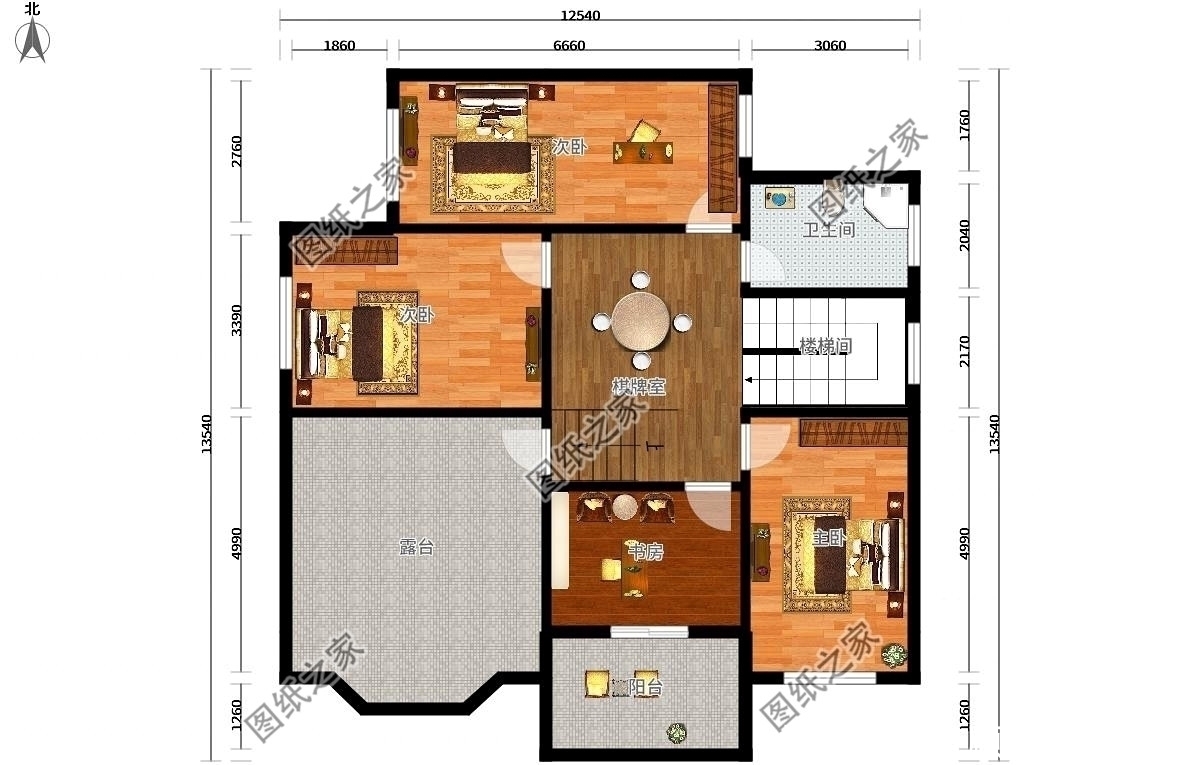 户型|150平米左右二层别墅设计图,农村别墅这样建,城市楼房一样好看