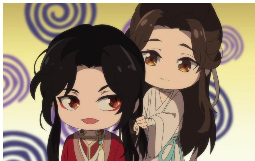 花城|天官赐福：花城也翘兰花指，发型像个女孩子