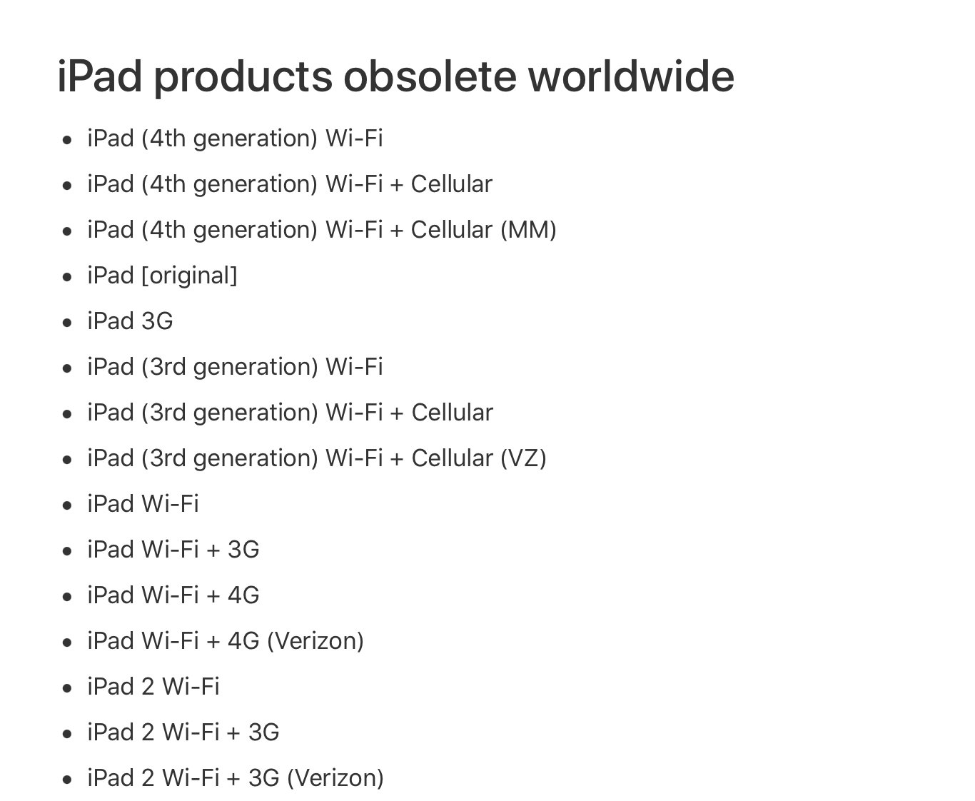 苹果|苹果将 iPad 4 加入停产名单，首款 Lightning 接口的 ?iPad?