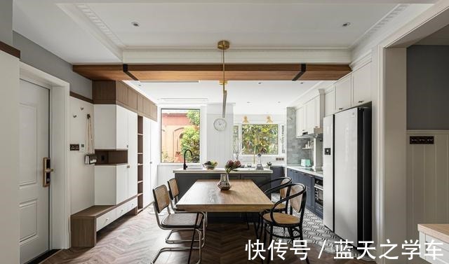 空间|121㎡美式与北欧的邂逅,许你一座城中的温暖港湾!