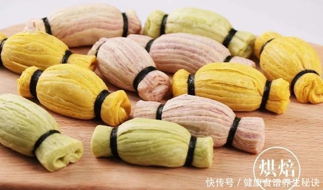 自制三彩糖果酥 有了它 娃都不爱蛋黄酥了！