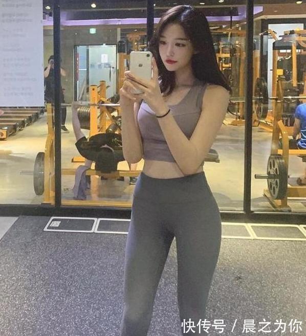 健身|韩国美女健身教练,窈窕身姿,分外养眼,网友:我承认我羡慕了