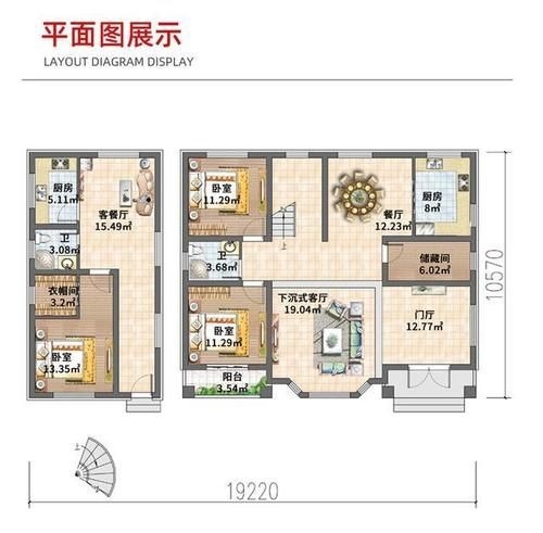 偏房|当别墅设计遇到与父母分开住,这种主屋结合偏房建房方式,真前卫