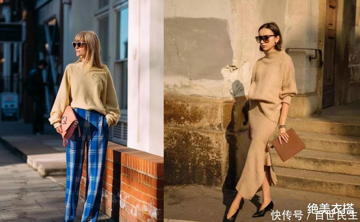 显胖|穿毛衣时,要不要“塞衣角”思路不对、穿搭作废,显胖还显矮