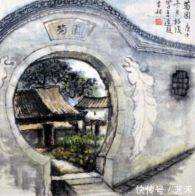 东莞市#画家杨俊——山水自然清雅,温婉柔情作品选